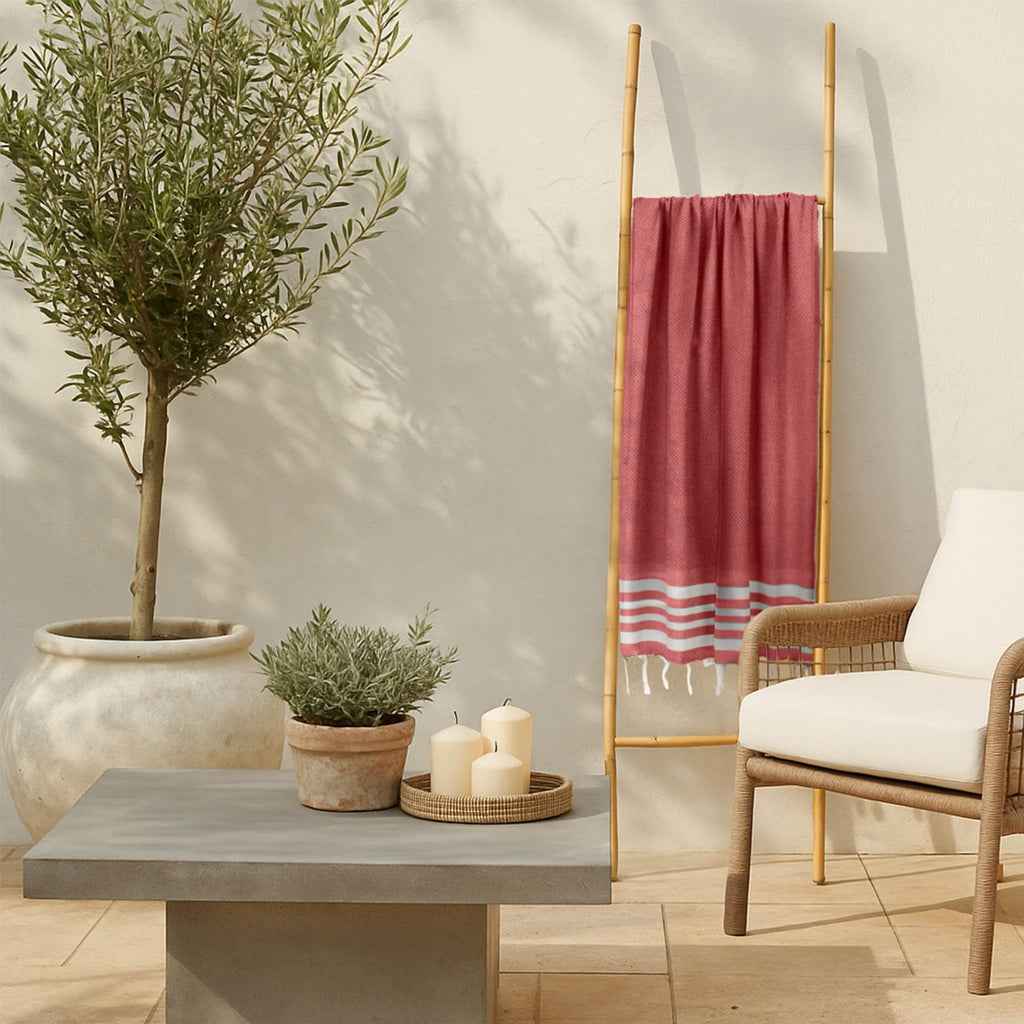 Newport - Fouta - Rouge