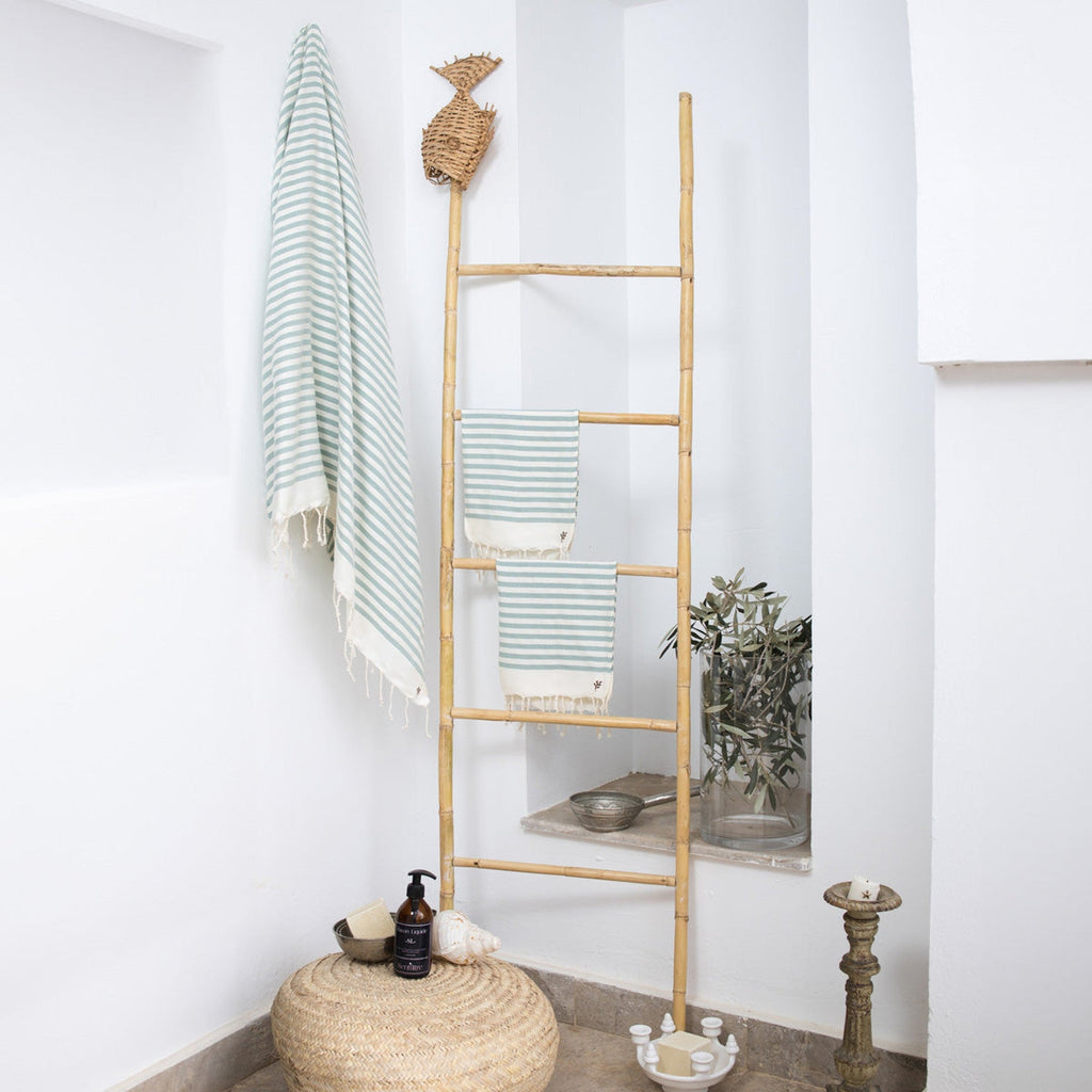 Hossegor - Foutas de baño (1 grande y 2 pequeñas) - Verde agua