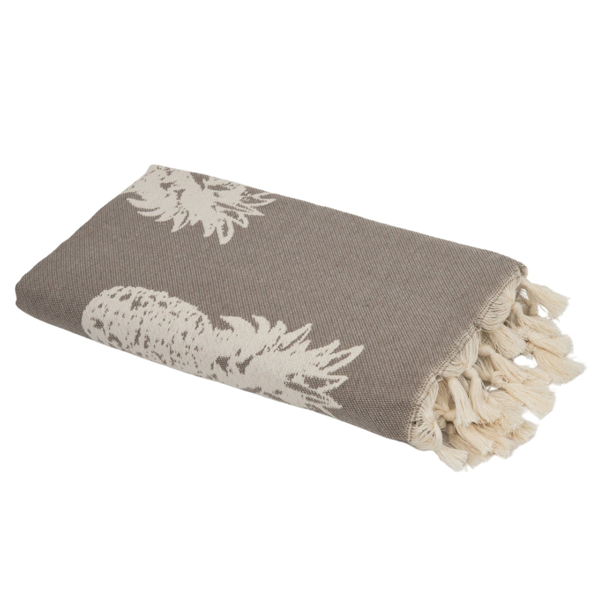 Ananas - Fouta Jacquard - Taupe Clair