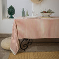 Hossegor - Tablecloth - Cotton - Brick