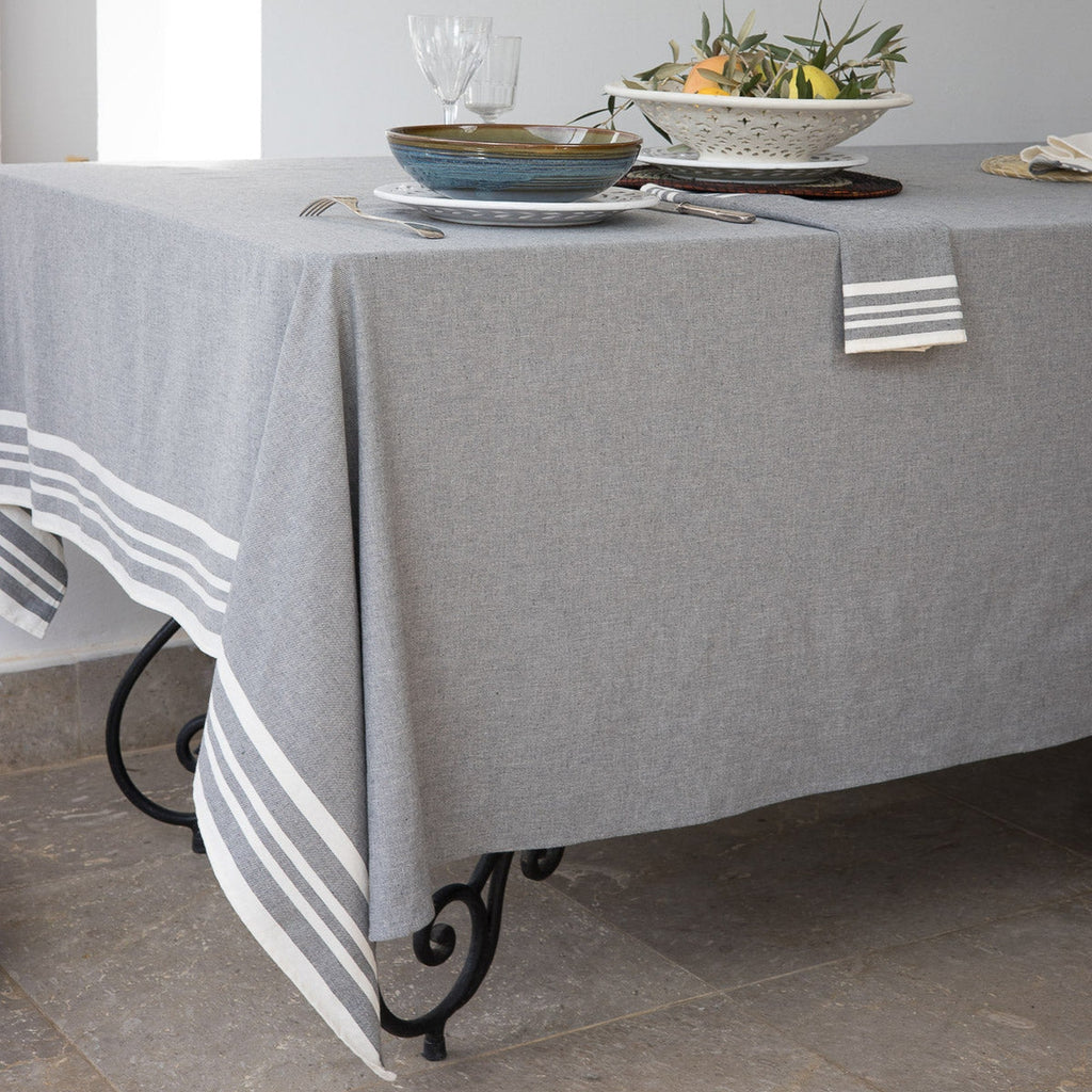 Mahdia - Tablecloth - Medium Gray