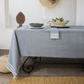 Mahdia - Juego De Mesa - Algodón - Azul Denim