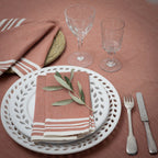 Mahdia - Tablecloth + 8 Napkins - Tomette Red