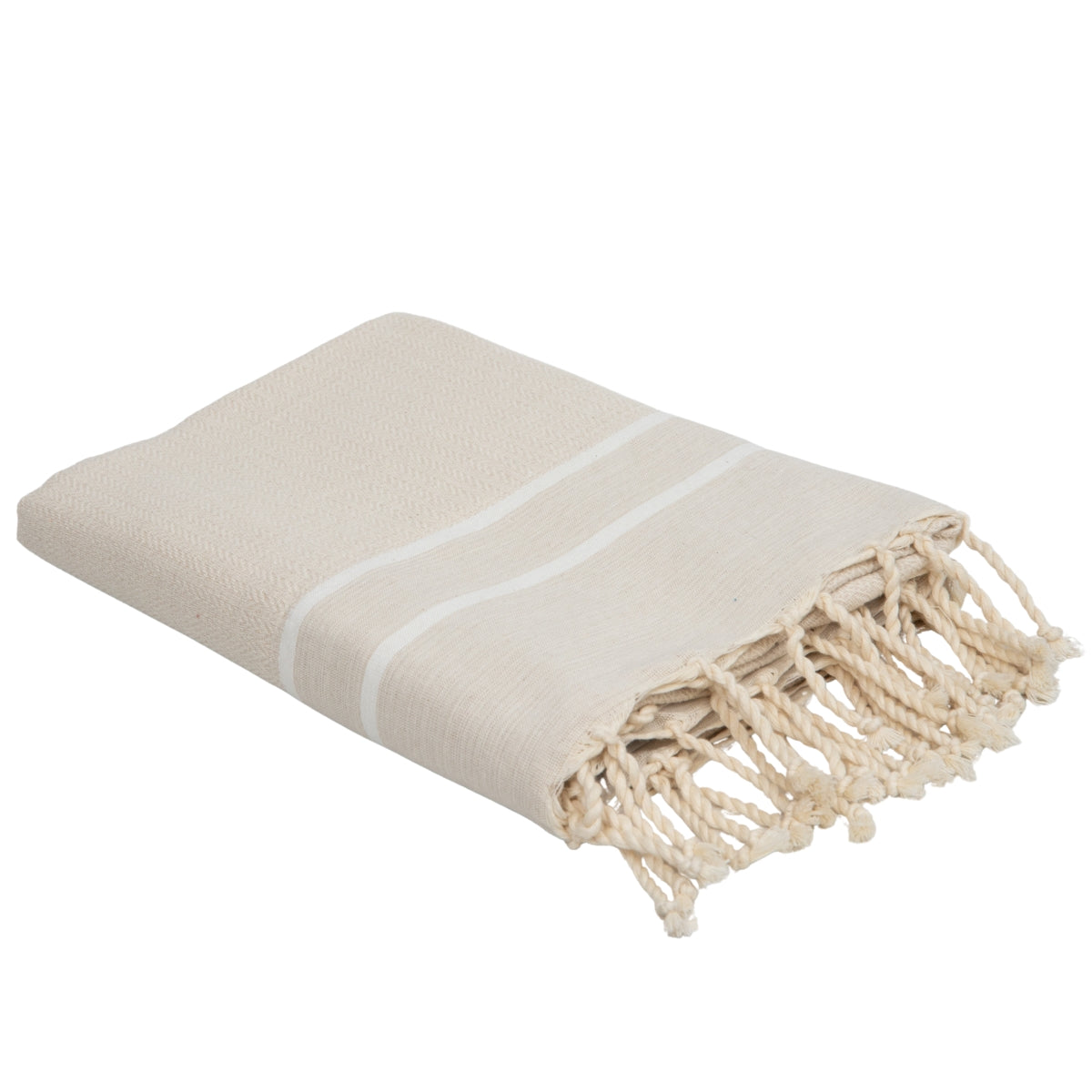 Sienna - Fouta Jacquard - Lino Beige