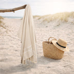 Sienna - Fouta Jacquard - Lino Beige
