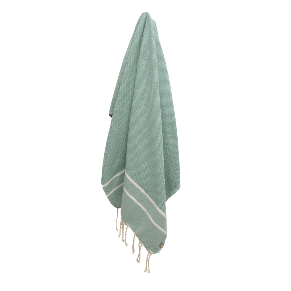 Sienna - Fouta Jacquard - Verde Jade