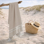 Sienna - Fouta Jacquard - Latte