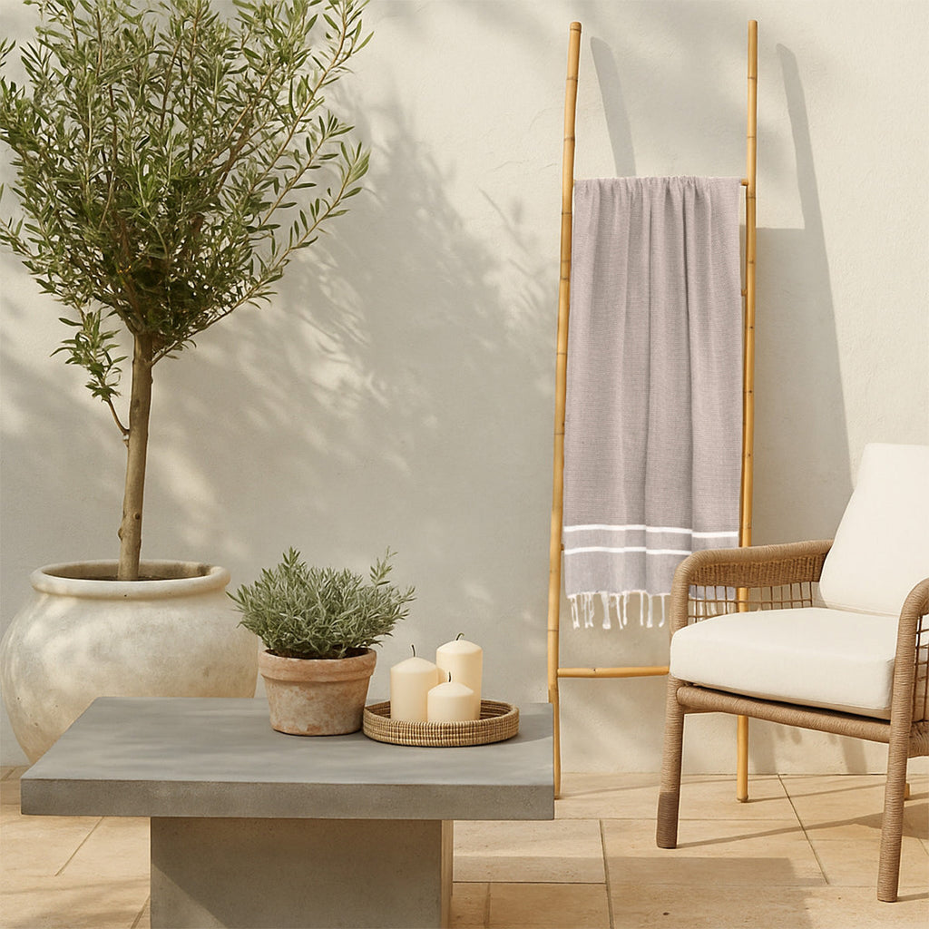 Sienna - Fouta Jacquard - Latte