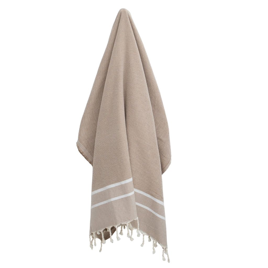 Sienna - Fouta Jacquard - Latte