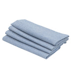 Colette - Set De 4 Servilletas De Mesa - Azul Griego