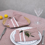 Sienna - Mantel + 8 Servilletas - Tomette Rojo