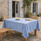 Colette - Conjunto de mesa - Algodón - Azul griego