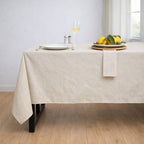 Colette - Nappe + 8 Serviettes - Taupe Clair