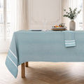 Sienna - Mantel + 10 Servilletas - Azul Petróleo