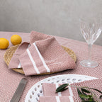 Sienna - Mantel + 10 Servilletas - Tomette Rojo