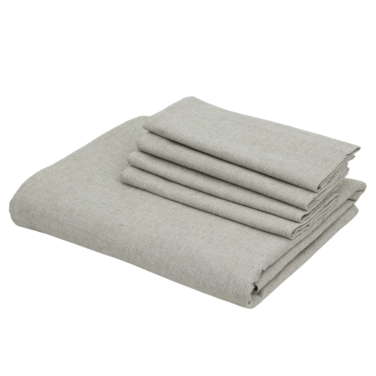 Colette - Nappe + 10 Serviettes - Vert Olive