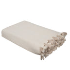 Verbier - Plaid - Coton - Beige Lin