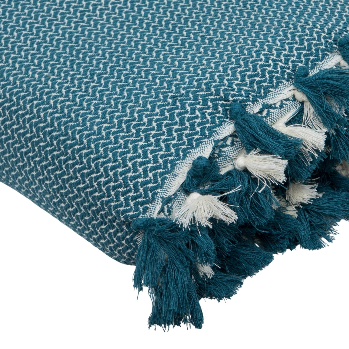 Verbier - Plaid - Algodón - Azul Petróleo
