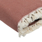 Zermatt - Throw - Cotton - Brick Red