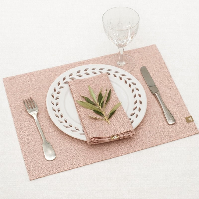 Colette - Set De Table (X4) - Rouge Tomette