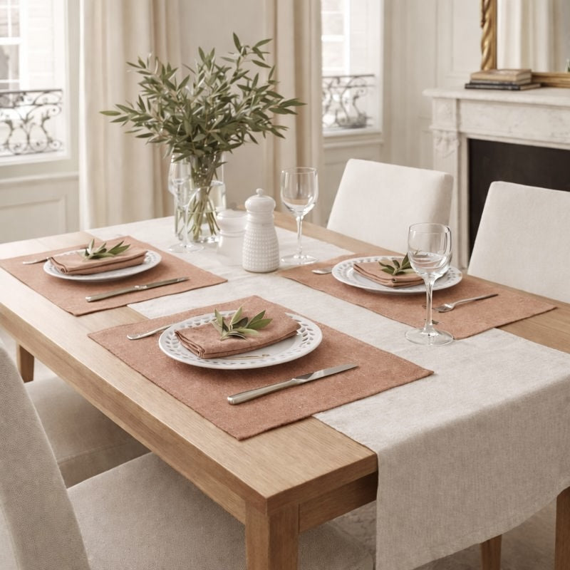 Colette - Set De Table (X4) - Rouge Tomette