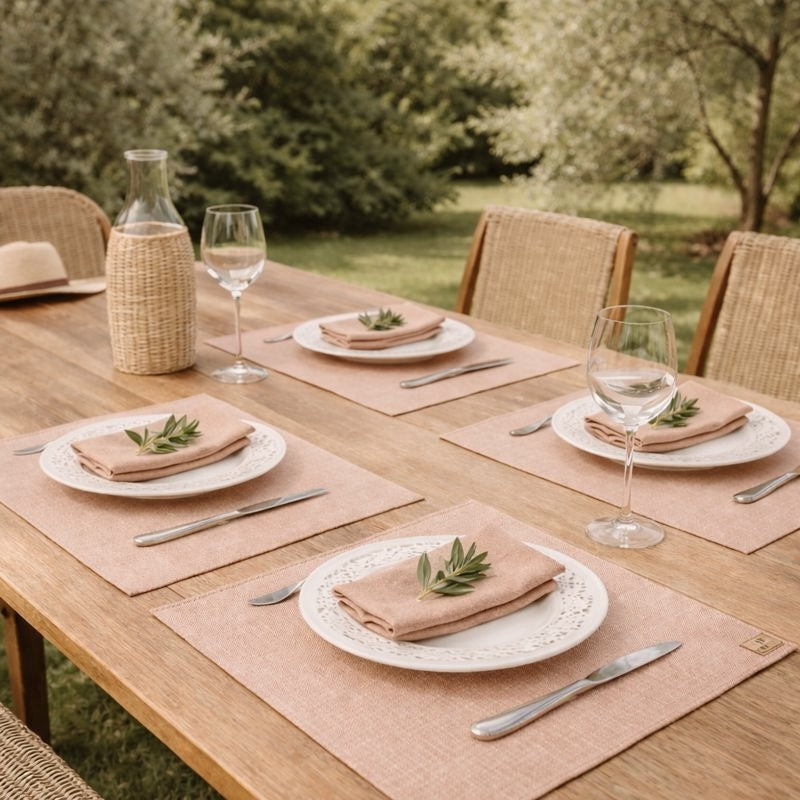 Colette - Set De Table (X4) - Rouge Tomette