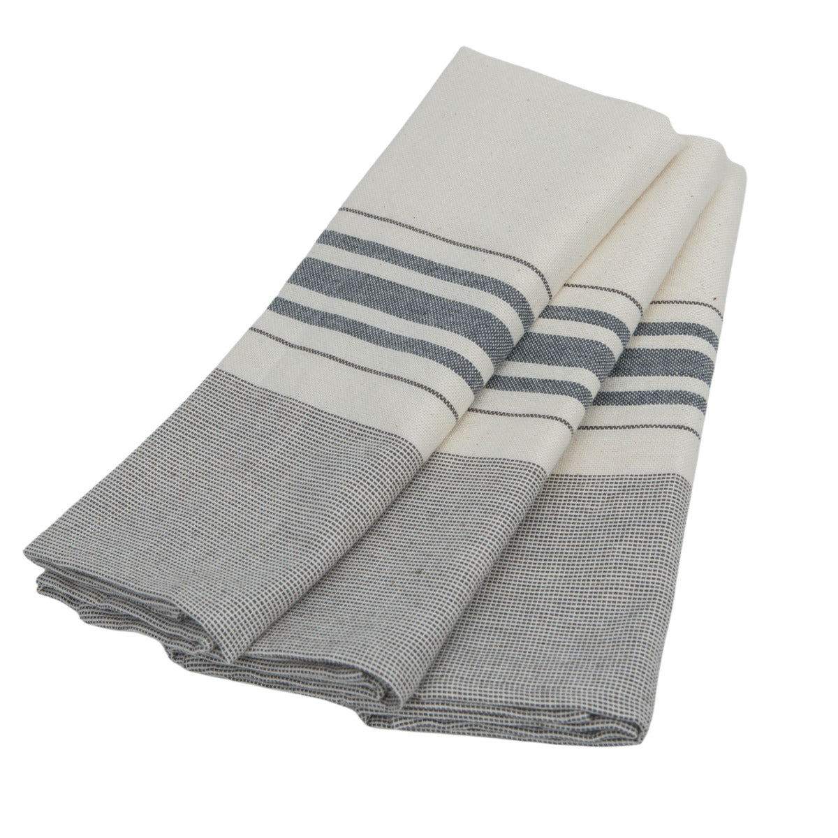 Louise - Tea towel (X3) - Taupe