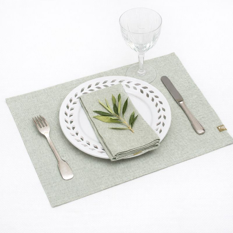 Colette - Set De Table (X4) - Vert Olive