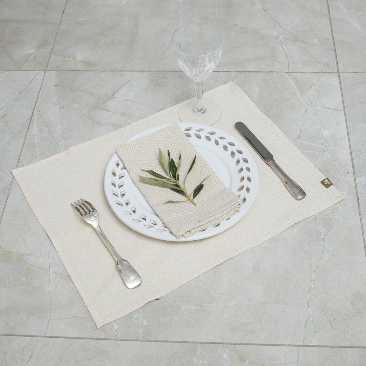 Colette - Set De Manteles Individuales (X4) - Topo Claro