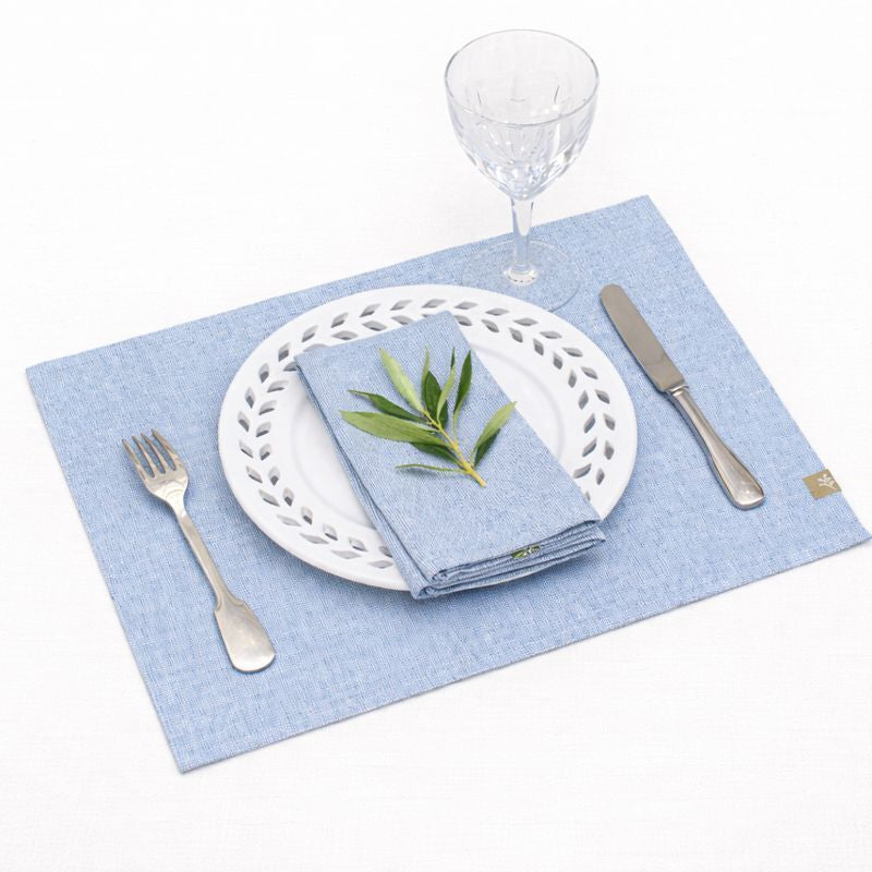 Colette - Mantel individual (X4) - Azul griego