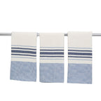 Louise - Tea towel (X3) - Blue