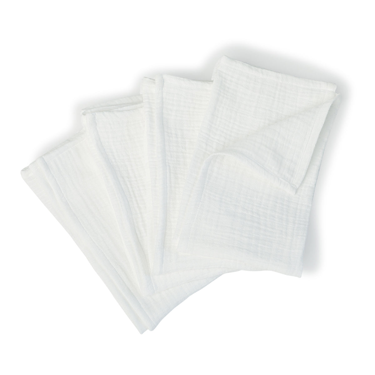 Alma - Nappe + 8 Serviettes - Blanc