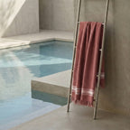 Faro - XXL Terry Fouta - Terracotta/Greige