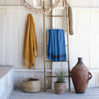 Faro - XXL Terry Fouta - Denim Blue/Black