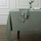 Carla - Nappe - Gaze De Coton - Vert Céladon