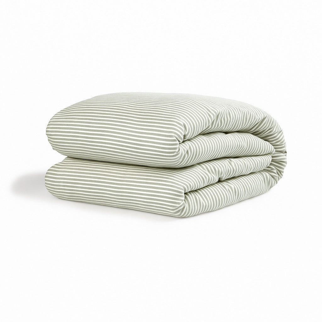 Lunar - Juego De Cama - Algodón Lavado - Verde Celadón