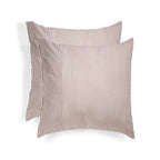 Lunar Mix - Parure De Lit - Coton Lavé - Blanc/Noisette