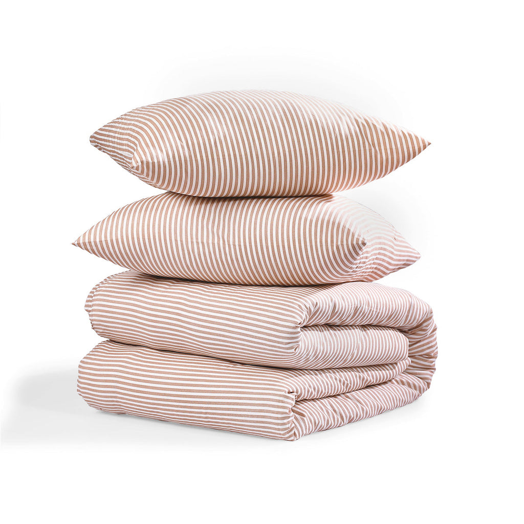 Lunar - Bedding Set - Washed Cotton - Terracotta