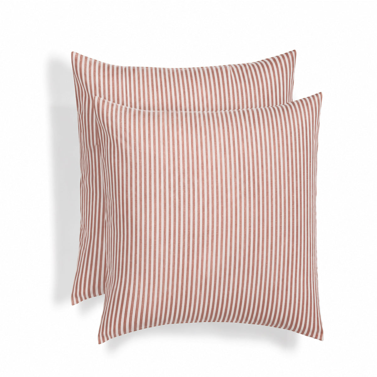 Lunar - Funda De Almohada (X2) - Algodón Lavado - Terracota