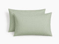 Lunas - Pillowcase (X2) - Washed Cotton - Celadon Green