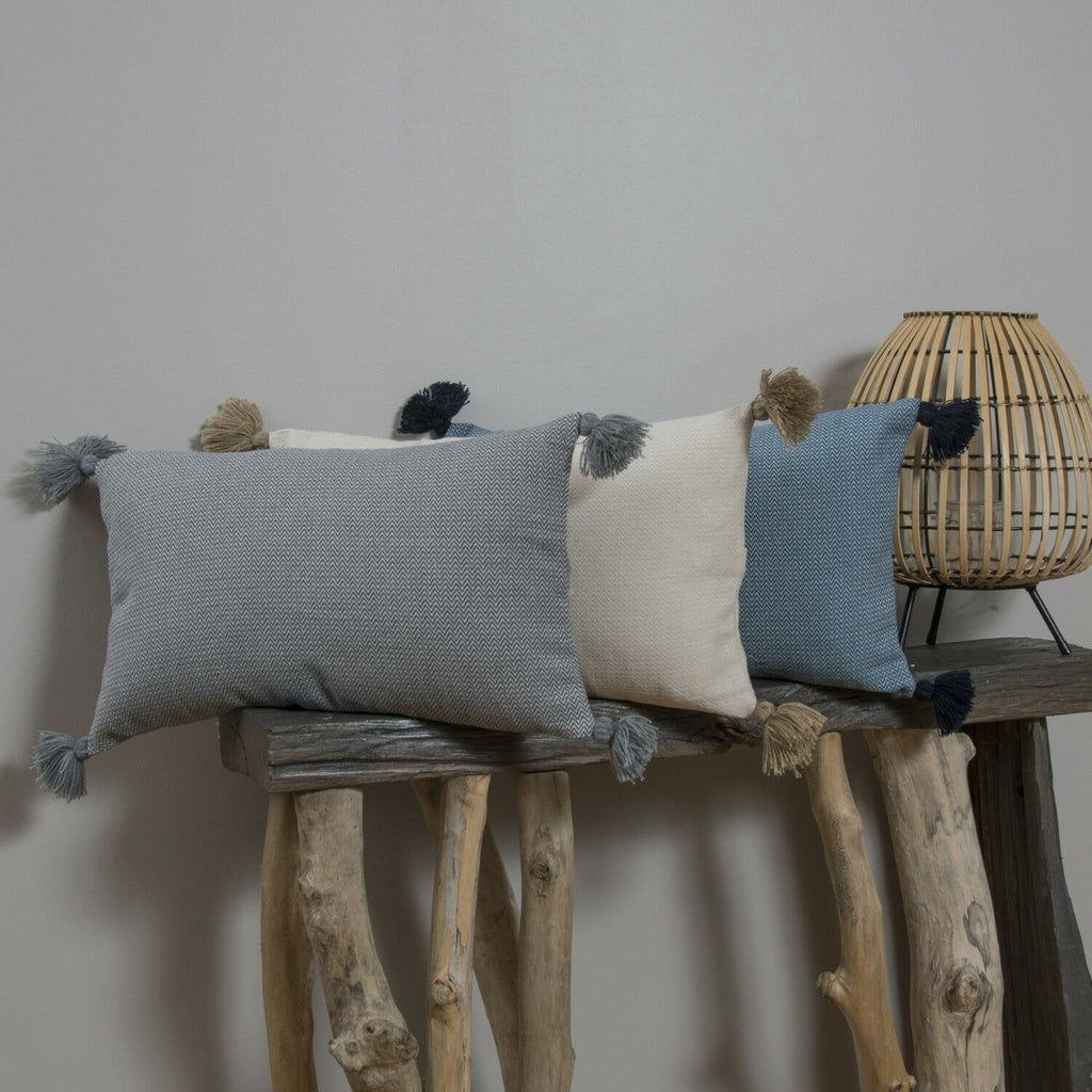 Stockholm - Coussin - Coton - Gris Moyen