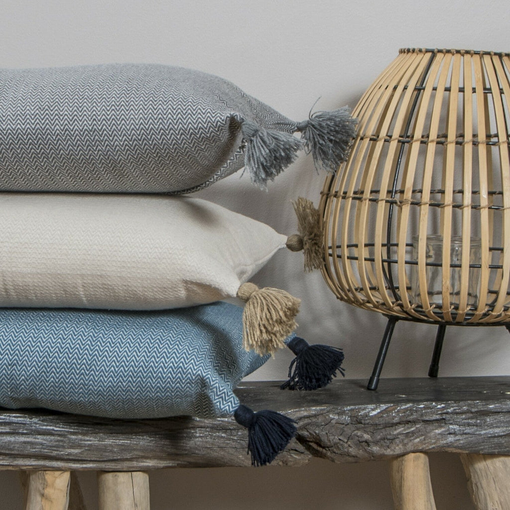 Stockholm - Coussin - Coton - Bleu Pétrole