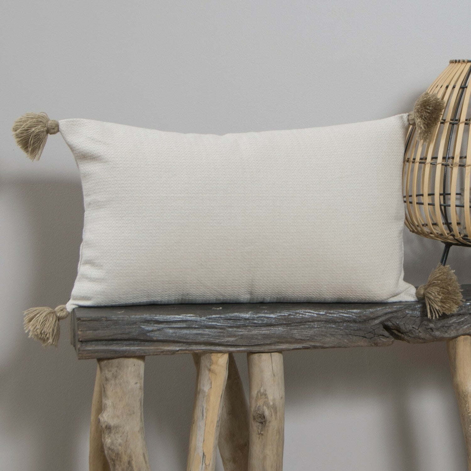 Stockholm - Cushion - Cotton - Light Taupe