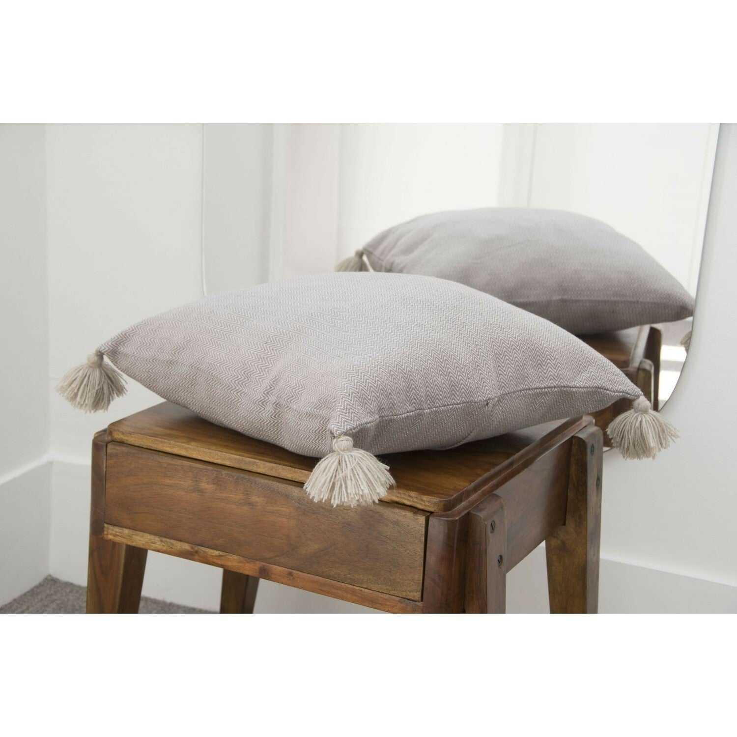 Stockholm - Coussin - Coton - Taupe