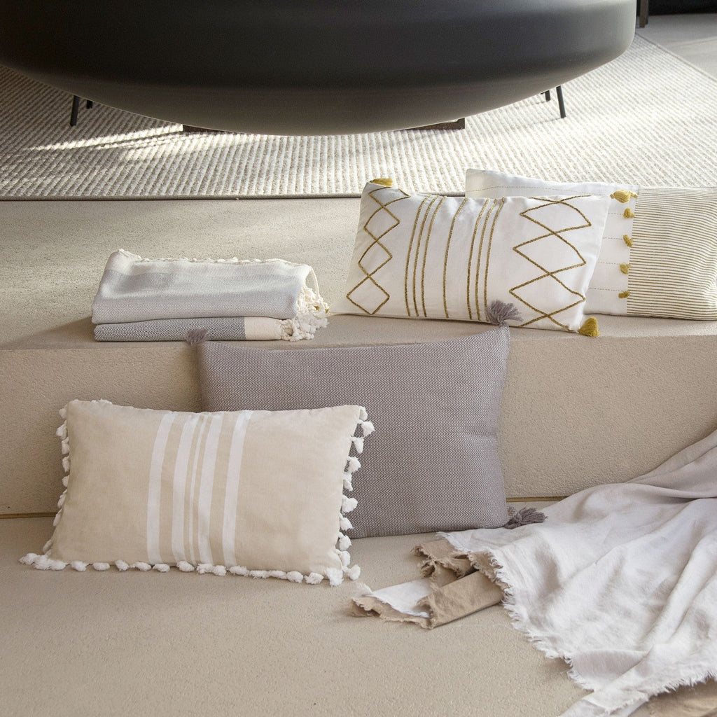 Stockholm - Coussin - Coton - Taupe