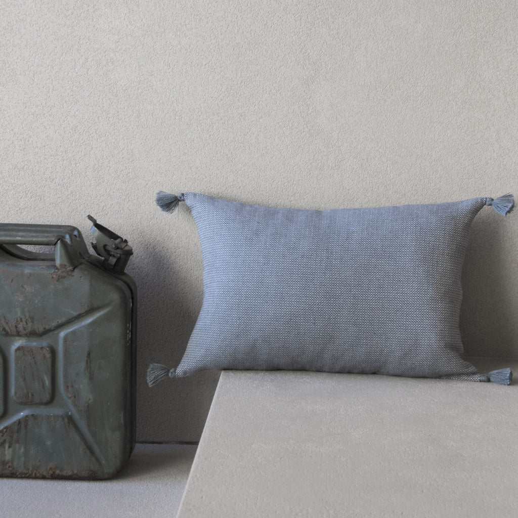 Stockholm - Coussin - Coton - Bleu Pétrole