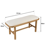 Amy - Bench - White
