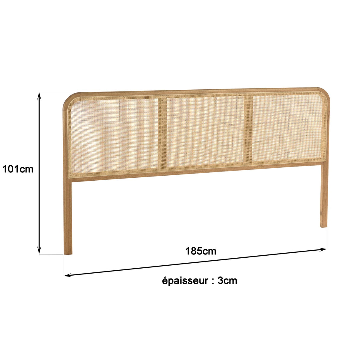 Amy - Cabecero - Madera Clara