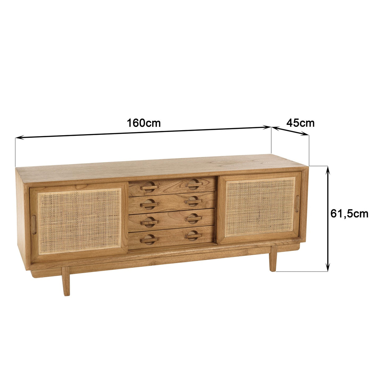 Amy - Mueble Tv - Madera Clara