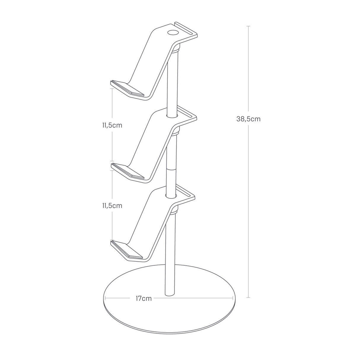 Smart Game Controller Stand - Black